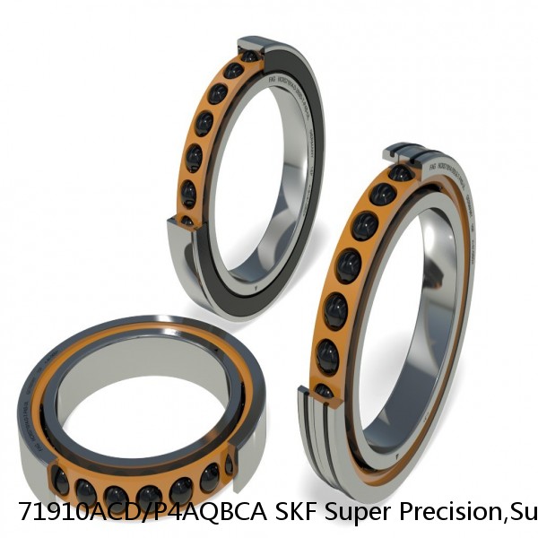 71910ACD/P4AQBCA SKF Super Precision,Super Precision Bearings,Super Precision Angular Contact,71900 Series,25 Degree Contact Angle #1 image